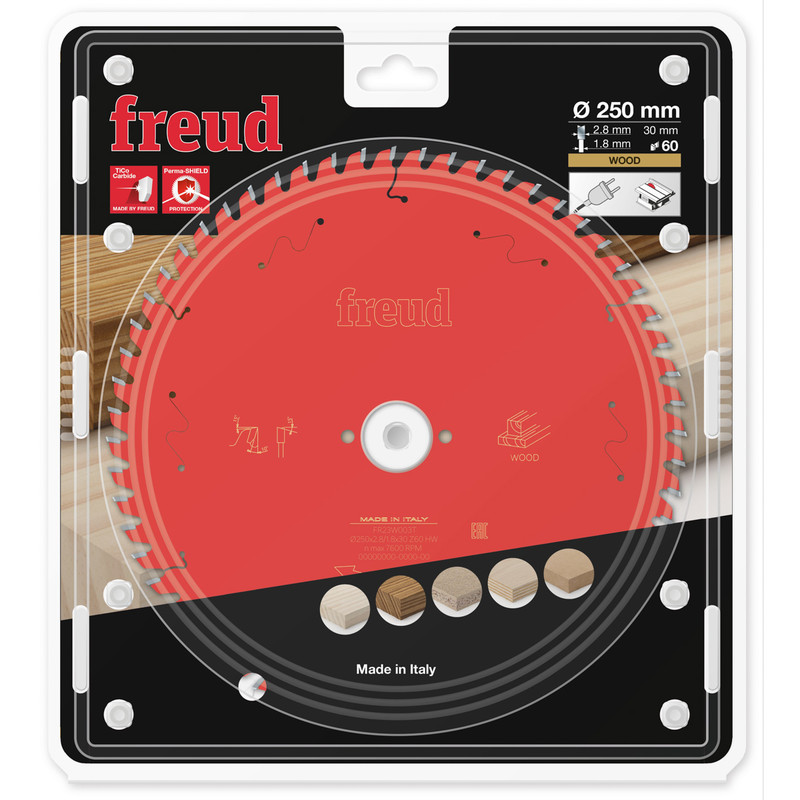 Freud Circular Saw Blade 250 x 30 x T60