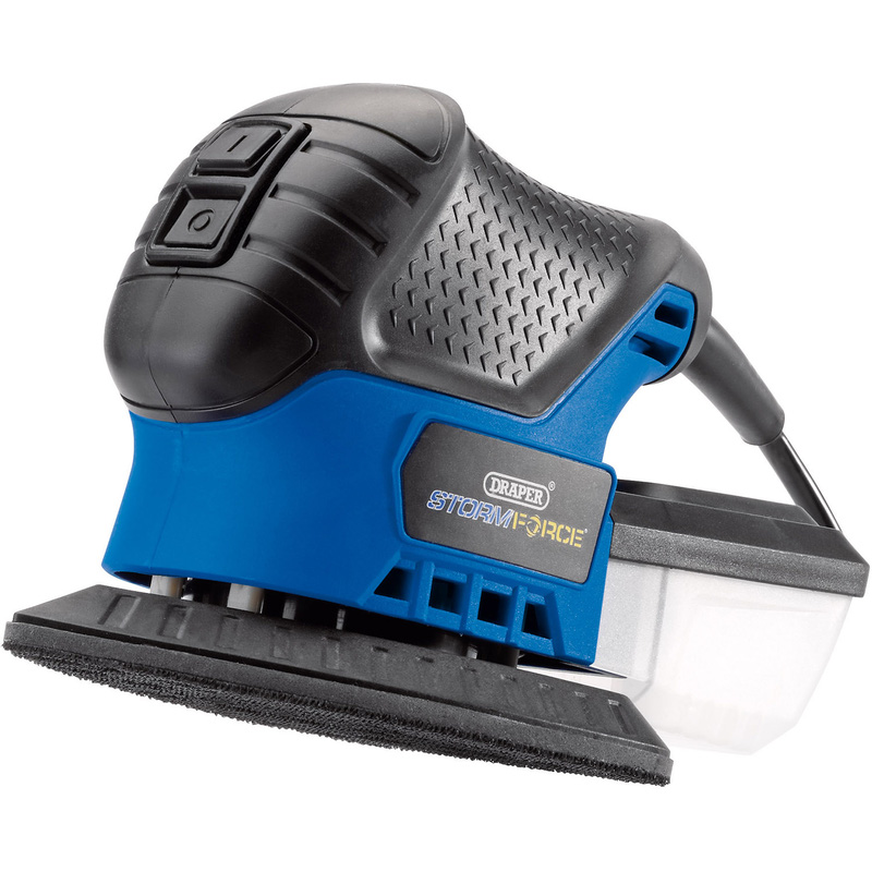Draper Storm Force Tri-Base Detail Sander, 75W 230V