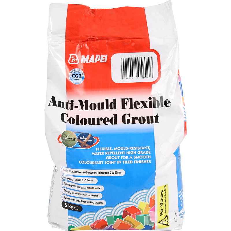 Mapei Anti Mould Tile Grout 5kg Grey