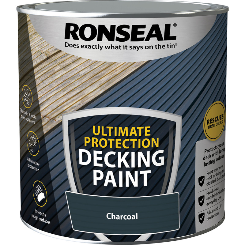 Ronseal Ultimate Protection Decking Paint 2.5L Charcoal
