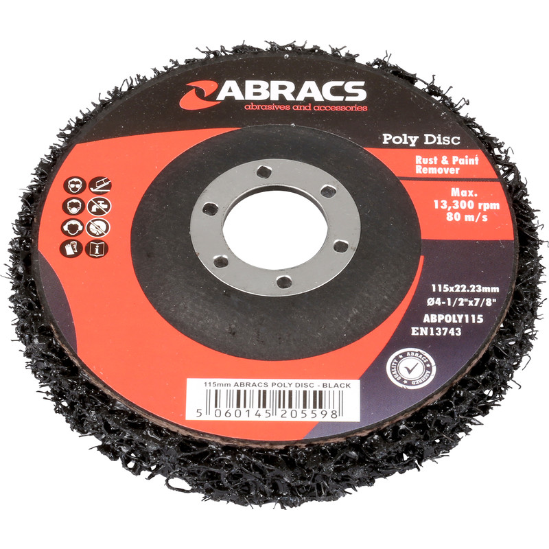 Abracs Poly Abrasive Disc 115 x 22mm