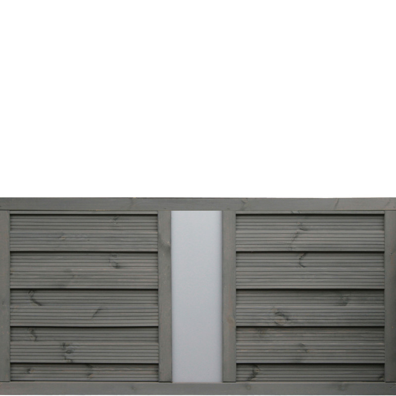 Rowlinson Palermo Fence Panel with Opaque Infill 6' x 3' - 90cm (h) x 180cm (w) x 4cm (d)