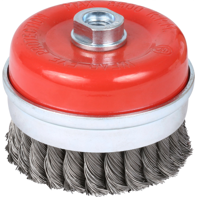 Abracs Wire Twist Knot Cup Brush 100mm