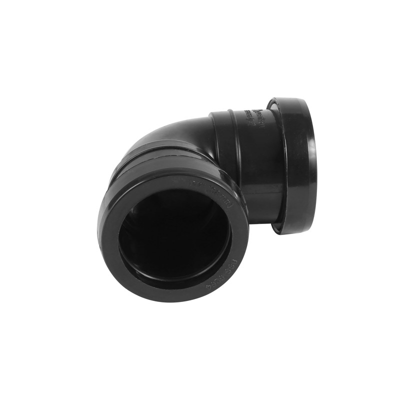 Push Fit Bend 40mm x 90° Black