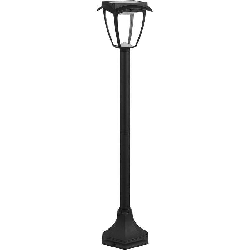 V-TAC 2W LED Solar Post Light IP65 2in1 CCT 2W Black 110lm 2in1 CCT