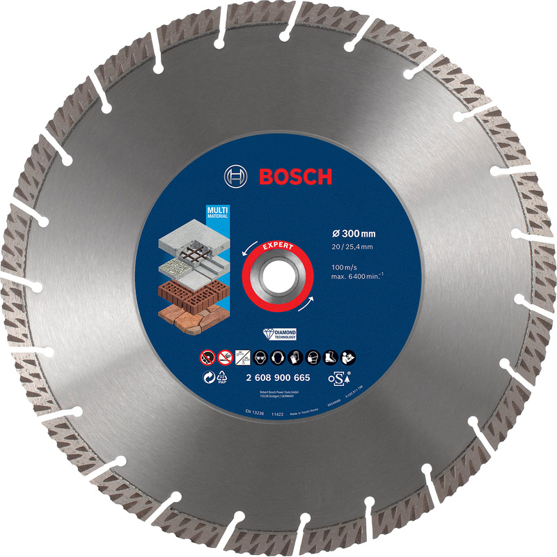 Bosch EXPERT Multi Material Diamond Blade 300 x 20/25.40mm
