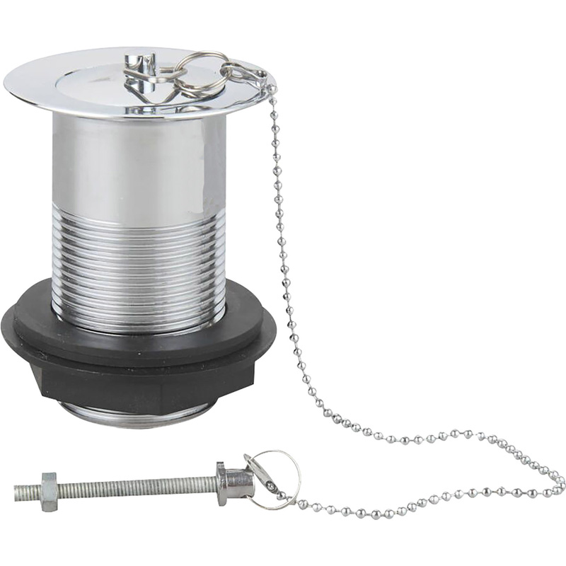 1 1/4" Chrome Plated Stainless Steel Basin Waste Unslotted