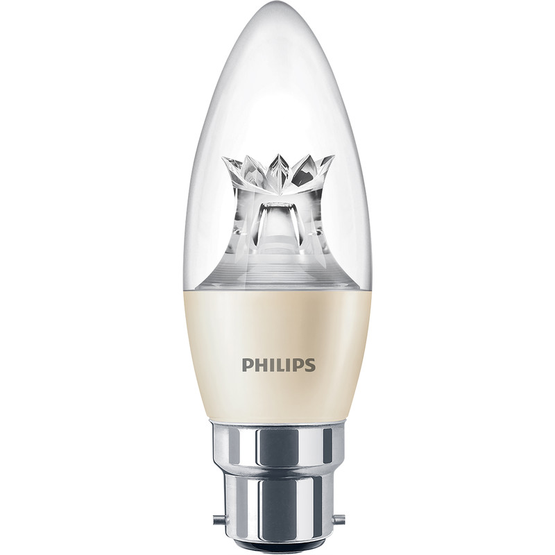 Philips LED Warm Glow Dimmable Candle Lamp 4W BC (B22d) 250lm