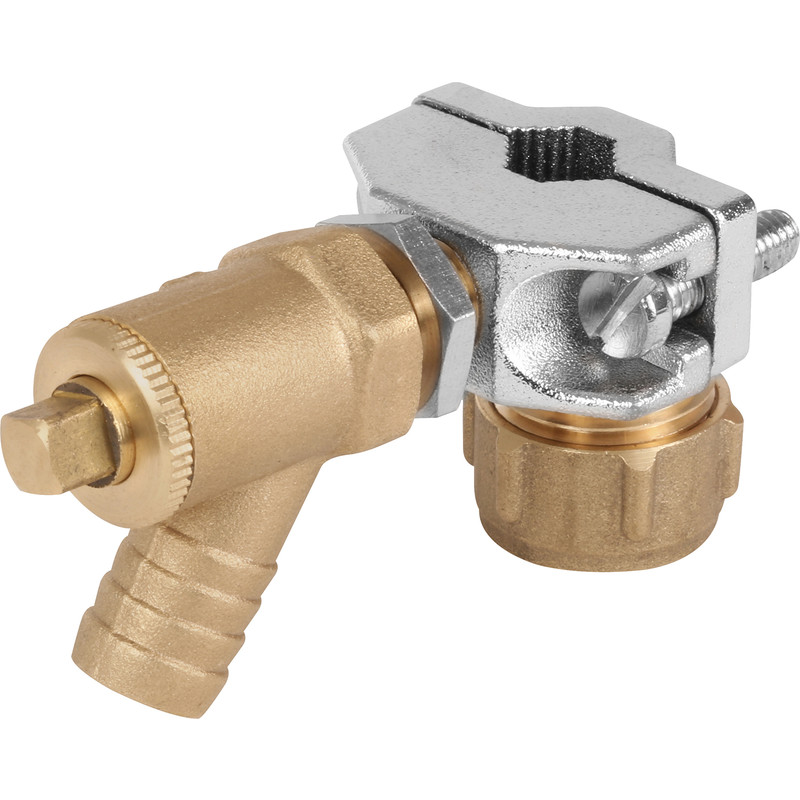 Self Cutting Drain Off Cock 15mm