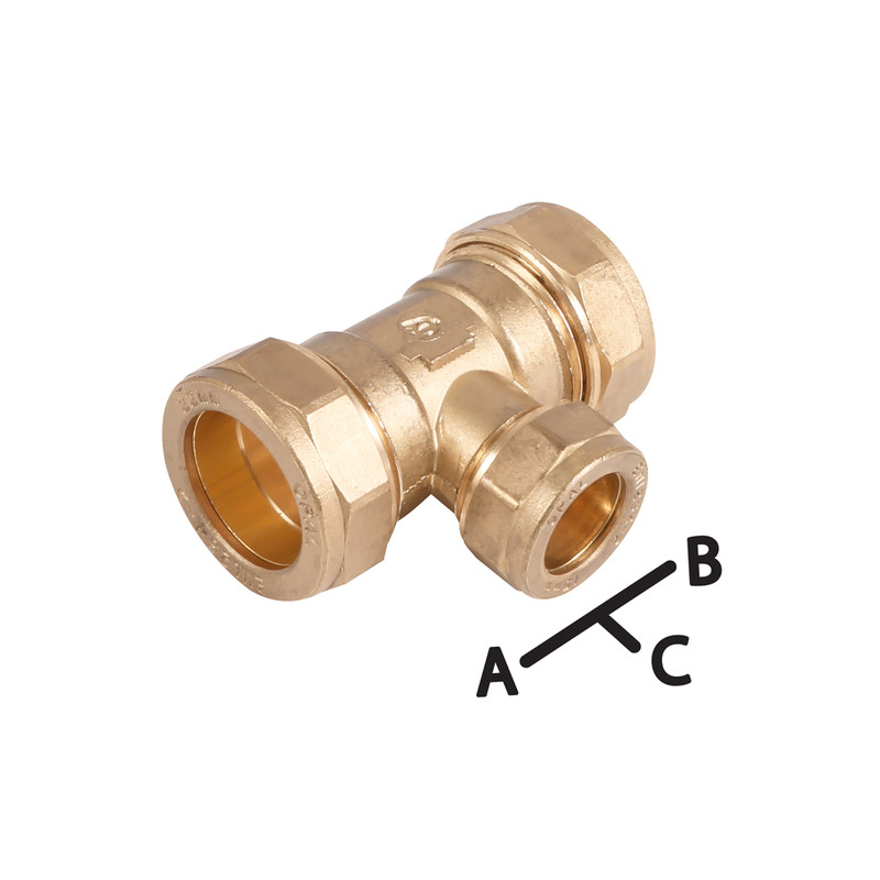 Made4Trade Compression Reducing Tee 22 x 22 x 15mm