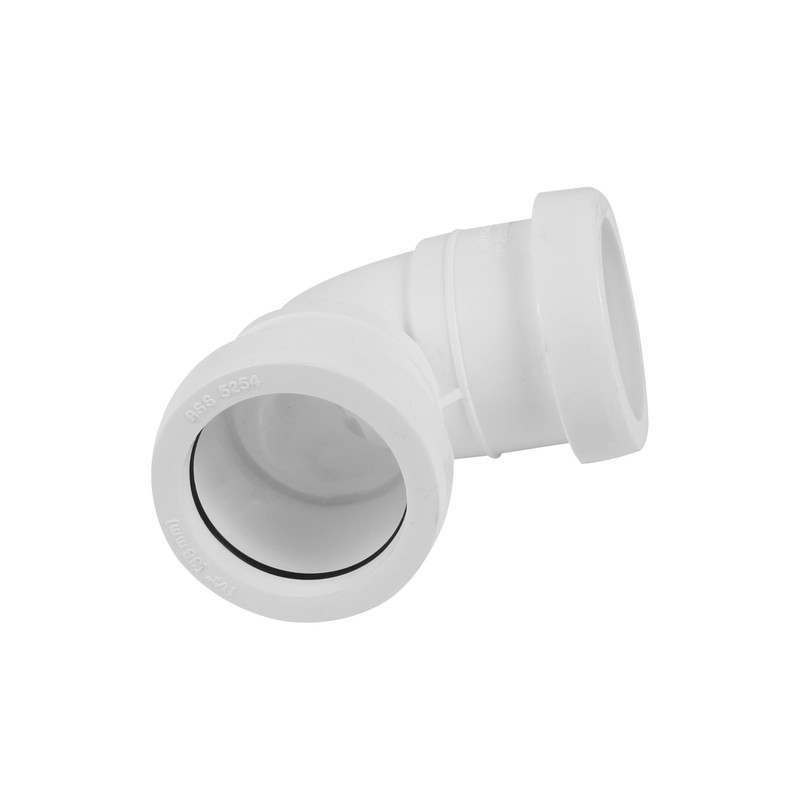 Push Fit Bend 40mm 90° White