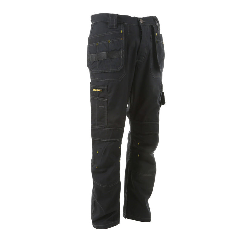 Stanley Huntsville Holster Pocket Trousers 38" R Black