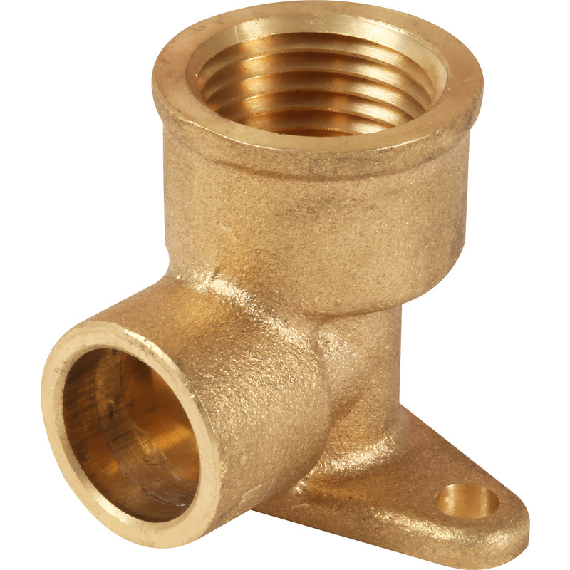 Made4Trade Solder Ring Wall Plate Elbow 15 x 1/2"