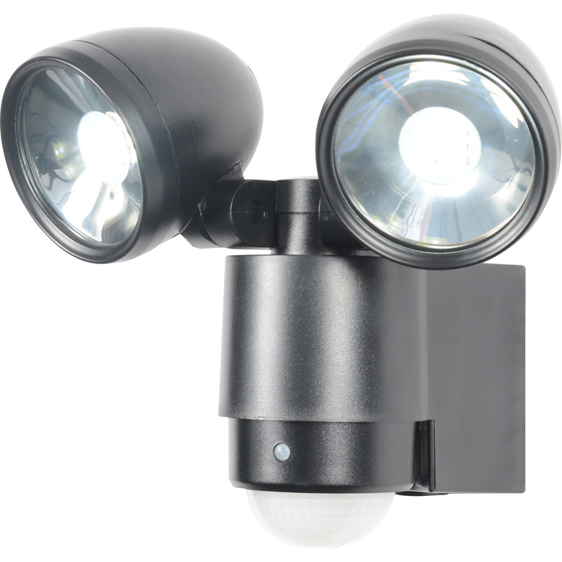 Zink Sirocco LED PIR Floodlight IP44 2 x 3W 480lm