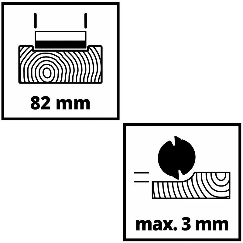 Einhell 900W 3mm 82mm Planer 230V