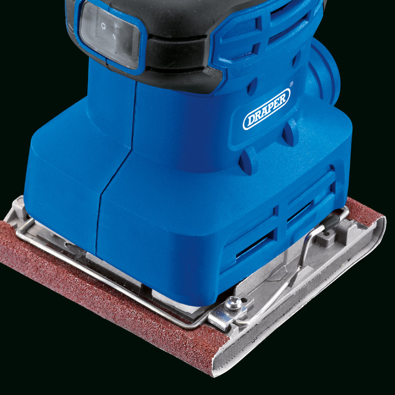 Draper 1/4 Sheet Sander, 220W 230V