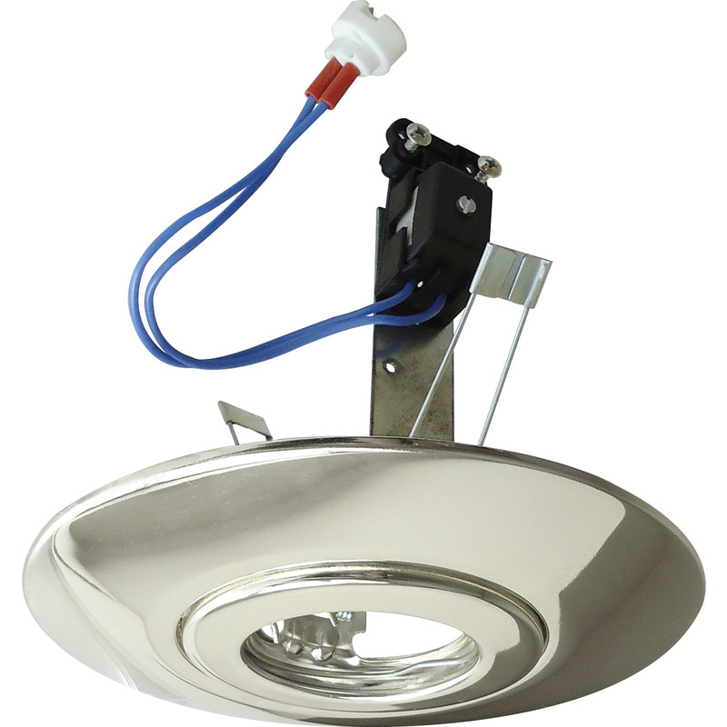 GU10 / Low Voltage Downlight Ceiling Converter Chrome