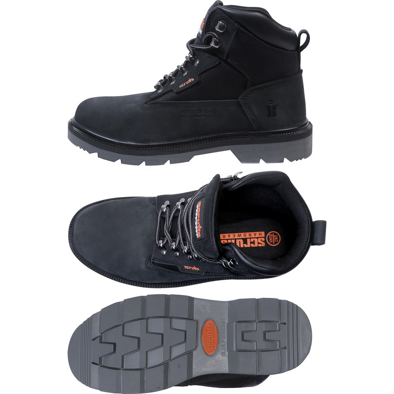 Scruffs Twister Safety Boot Black Size 9