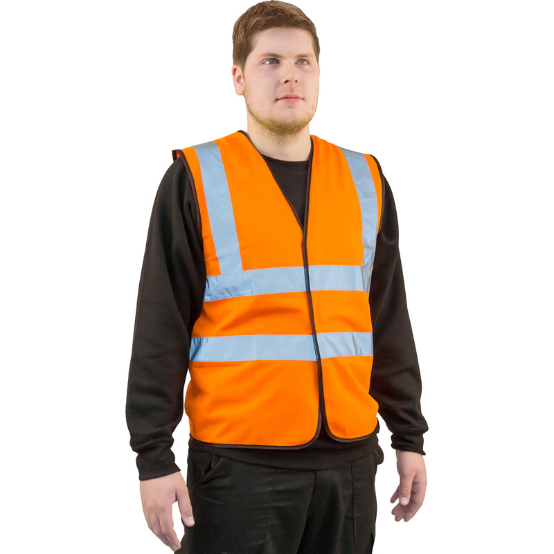 Hi Vis Waistcoat Orange Medium