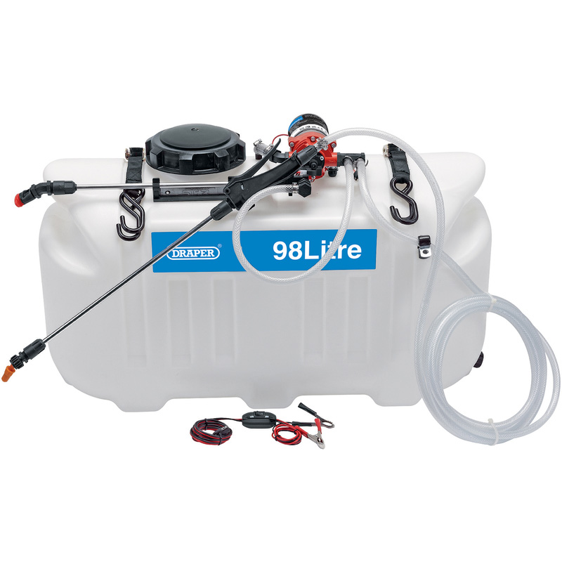 Draper 12V DC ATV Spot/Broadcast Sprayer 98L