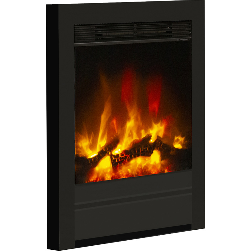 Be Modern Beam Edge Electric Fire 16" Black