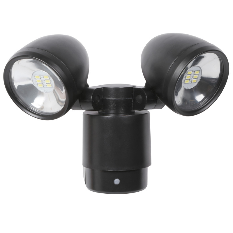 Zink Sirocco LED PIR Floodlight IP44 2 x 3W 480lm