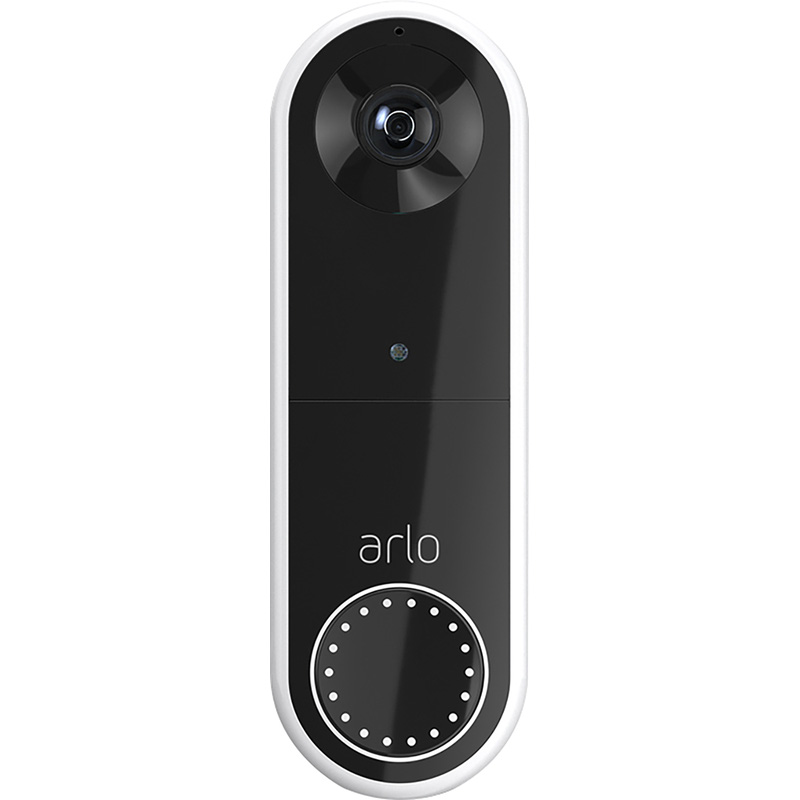 Arlo Essential Smart Wireless Video Doorbell with Siren White