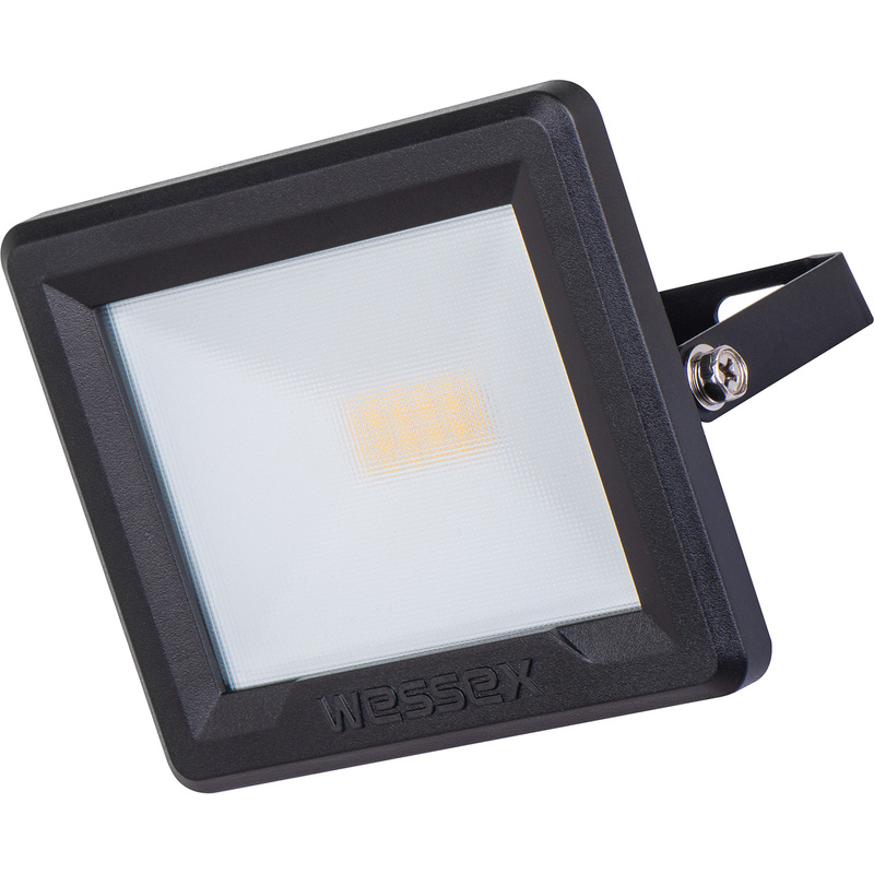 Wessex LED Floodlight IP65 10W 1200lm 4000K Black