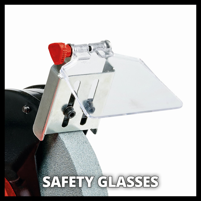 Einhell 400W 200mm / 8" Bench Grinder with Light 230V