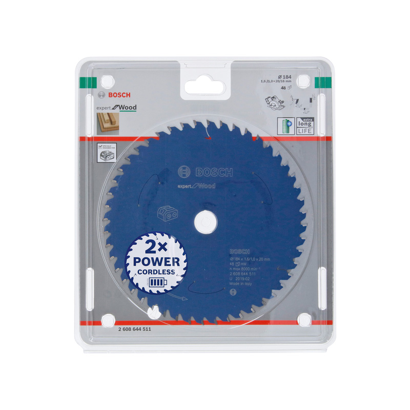 Bosch EXPERT Cordless Circular Saw Blade 184 x 20 x 48T