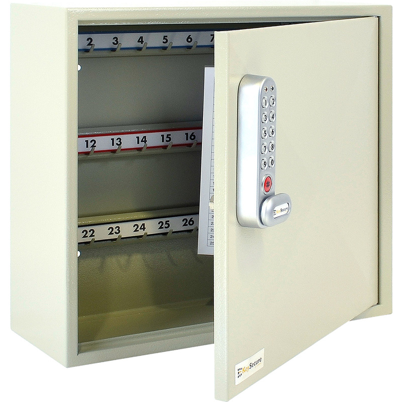 Key Secure By Codelocks Original Key Cabinet with KL1000 Digital Lock 50 Key Hooks