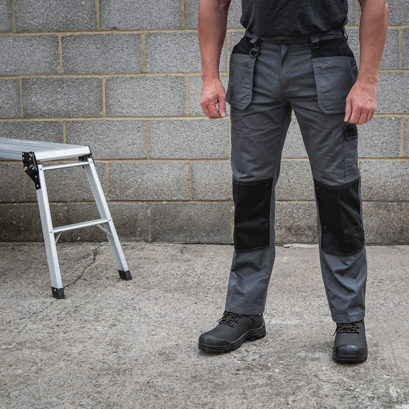 Maverick Holster Trousers 32" R Grey/Black