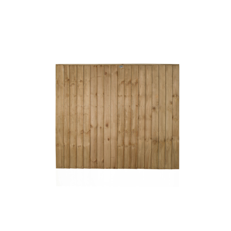 Forest Garden Pressure Treated Closeboard Fence Panel 6' x 5'