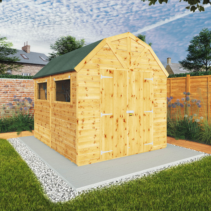 Mercia Premium Shiplap T&G Dutch Barn Shed 10' x 8'