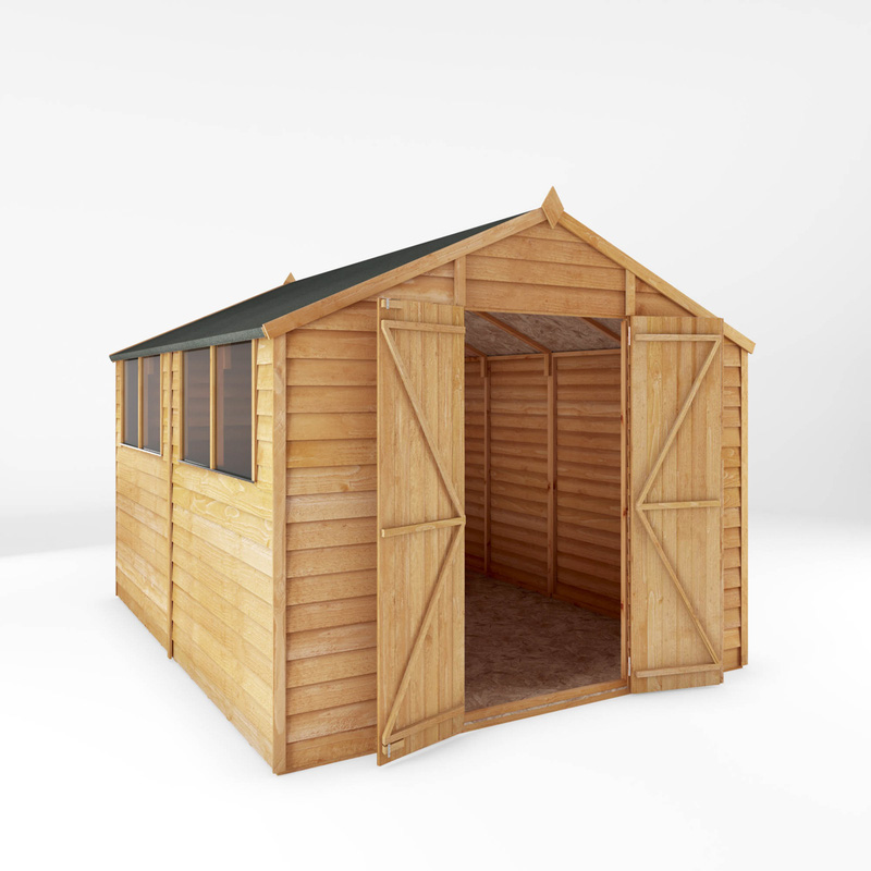 Mercia Overlap Apex Shed 10' x 8'