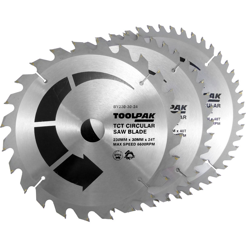 Toolpak TCT Circular Saw Blades 230 x 30mm