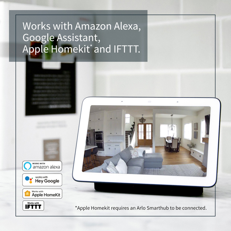 Arlo Essential Smart Indoor/Outdoor Security Camera White