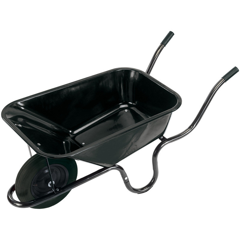 Draper Metal Tray Contractors Wheelbarrow 85L