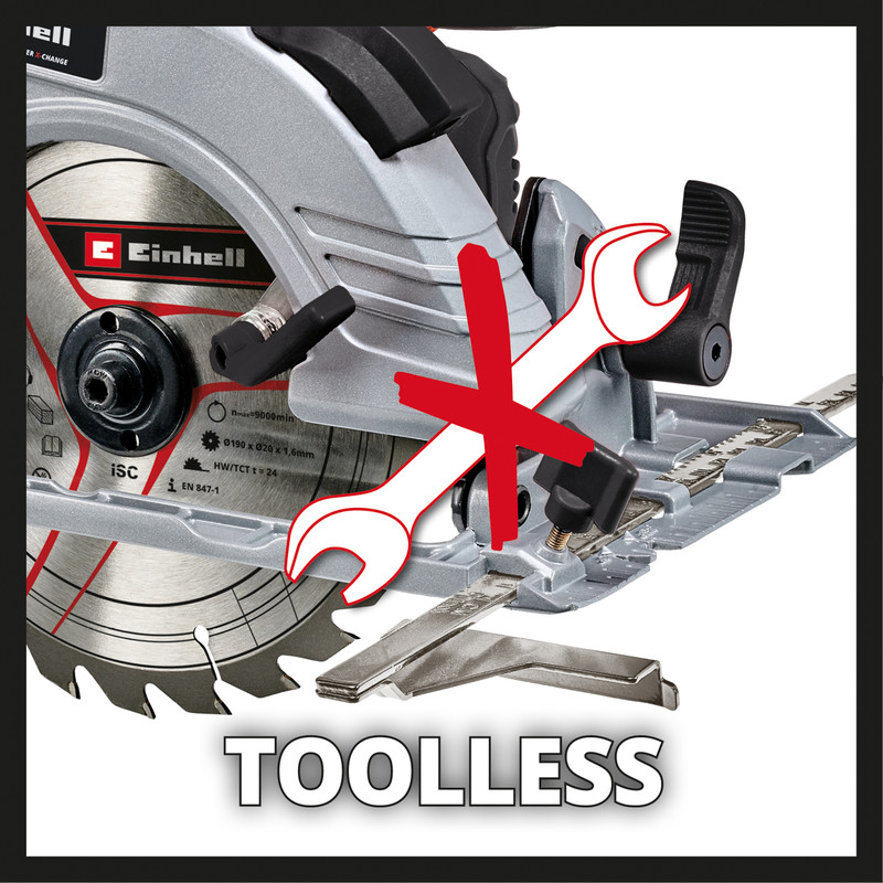 Einhell PXC 18V Cordless 190mm Brushless Circular Saw Body Only