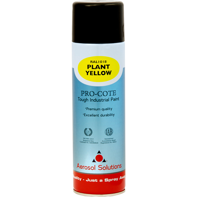 Industrial Spray Paint 500ml Plant Yellow