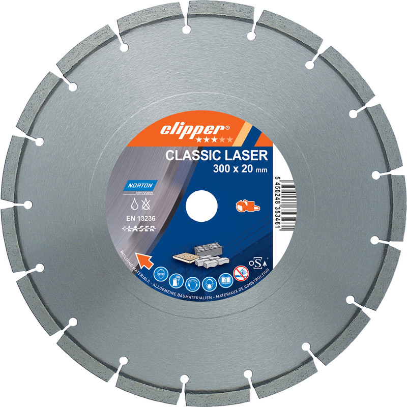 Norton Specialist Laser Diamond Blade 300 x 20mm