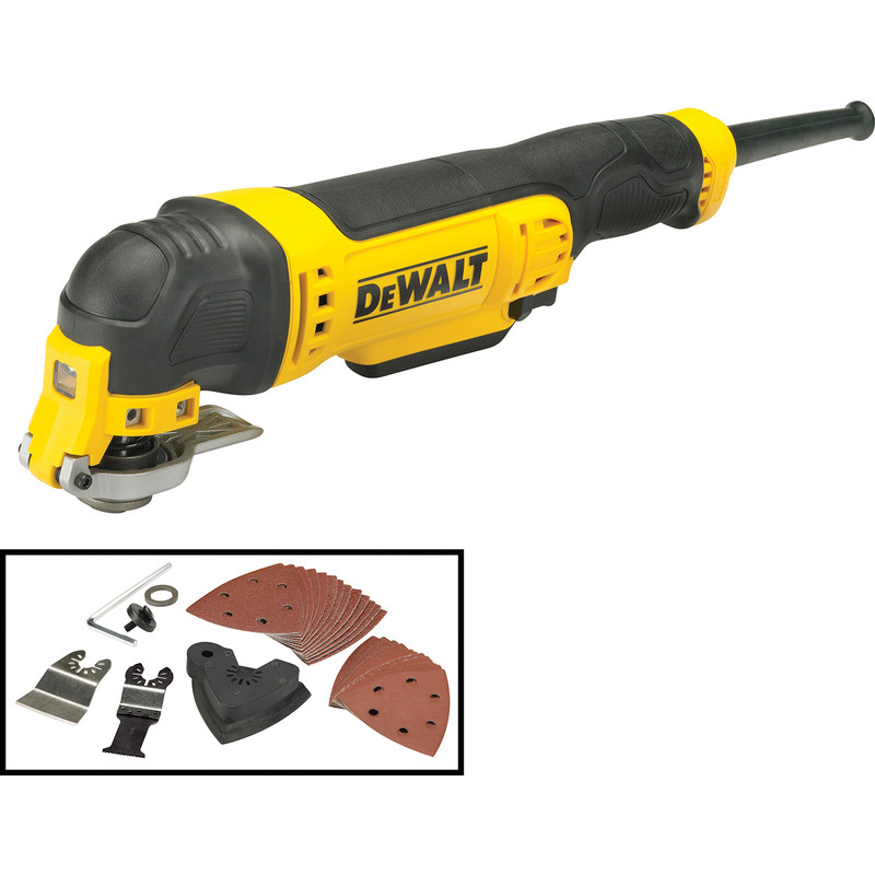 DeWalt 300W Oscillating Tool with Bag 240V