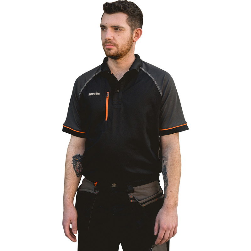 Scruffs Trade Active Polo XX Large Black