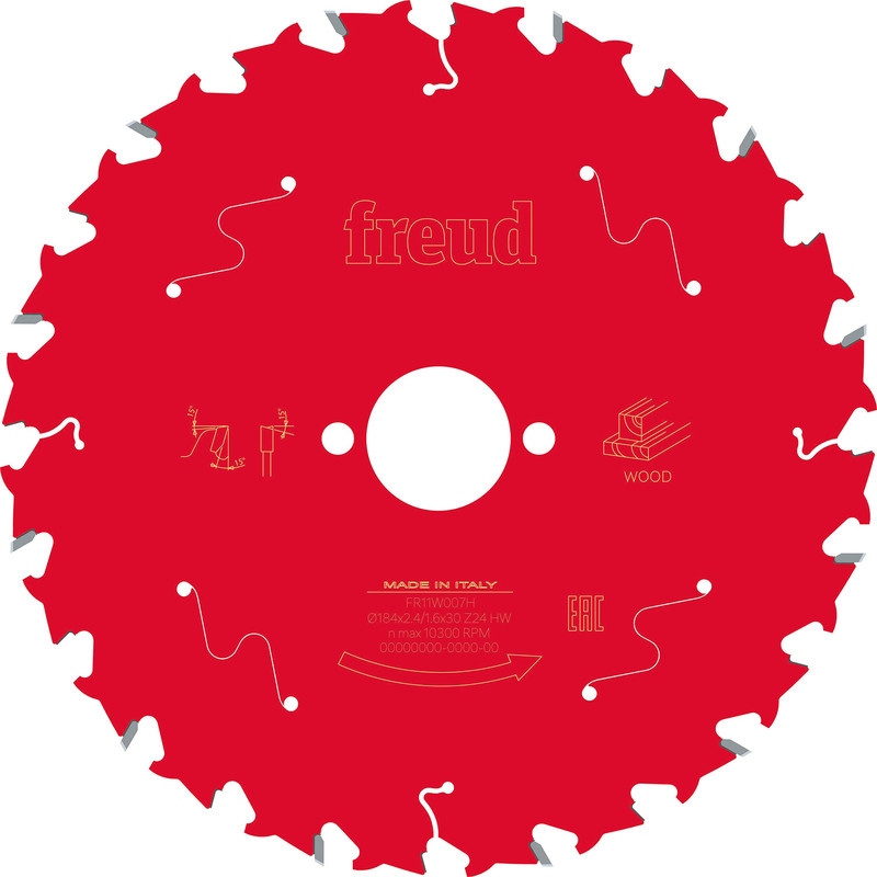 Freud Circular Saw Blade 184 x 30 x T24
