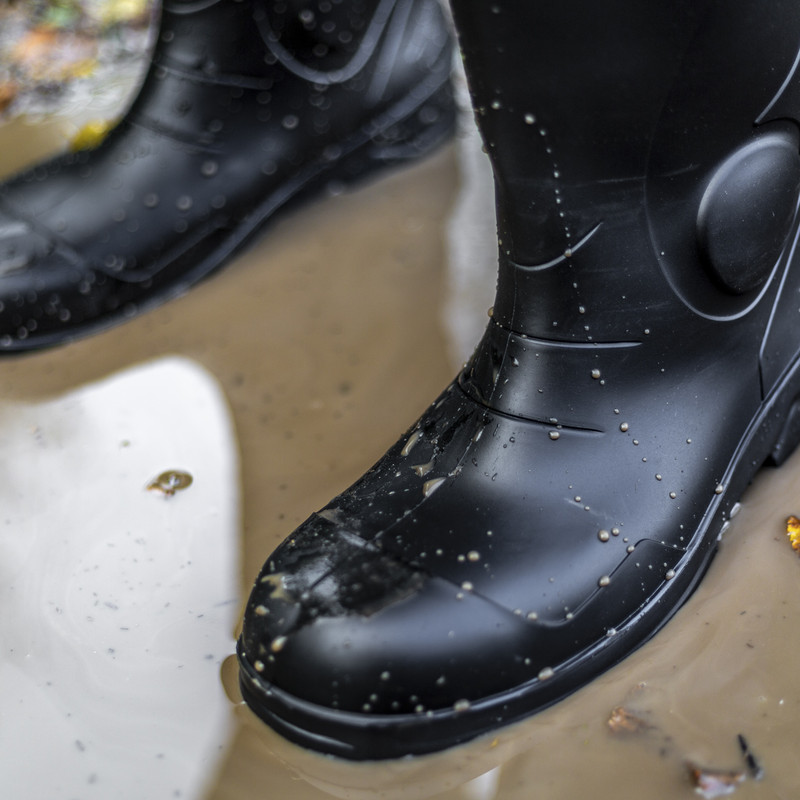 PVC Safety Wellington Boots Size 8