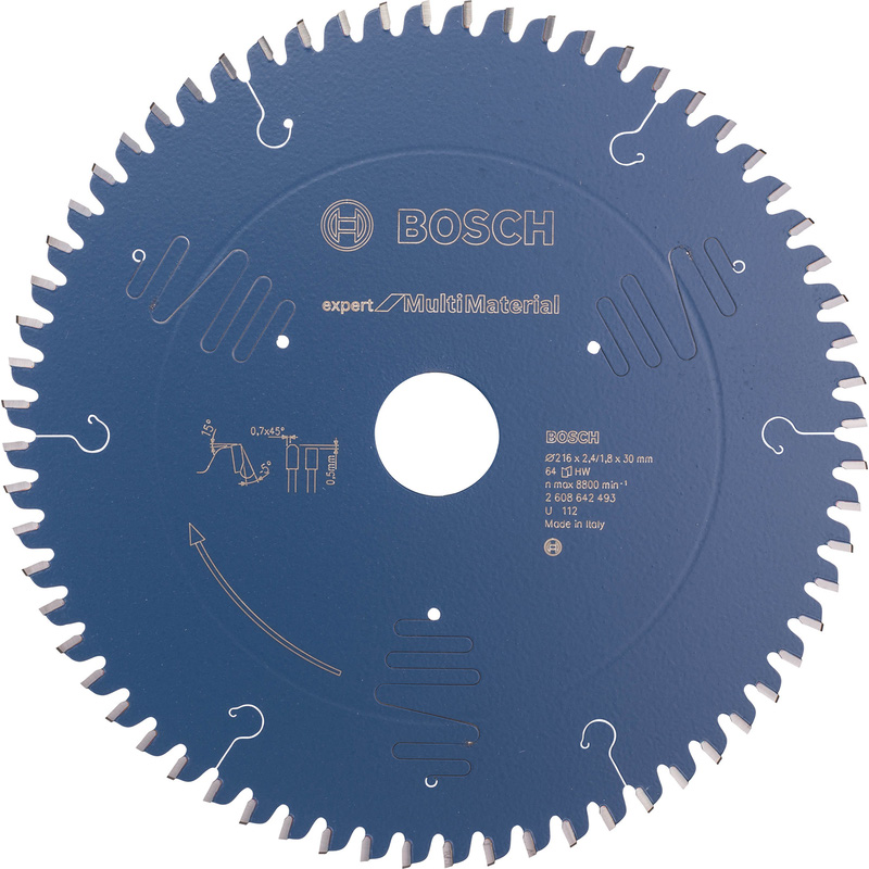 Bosch EXPERT Multi Material Circular Saw Blade 216 x 30 x 64T