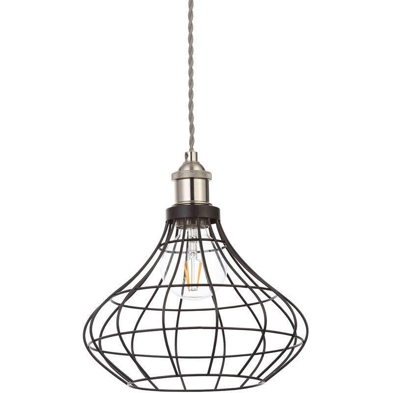 Castor Onion Wire Shade Matt Black