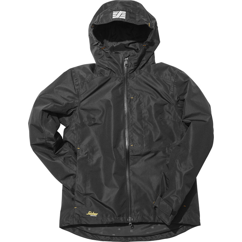 Snickers Women's AllroundWork Waterproof Shell Jacket Large Black