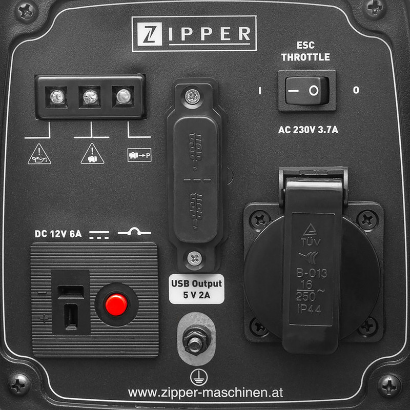 Zipper STE1000IV 850W Whisper Quiet Suitcase Inverter Generator