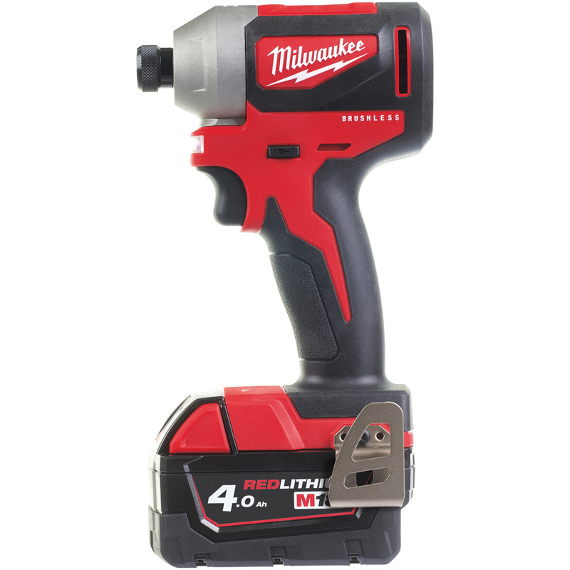 Milwaukee M18CBLID-402C Compact Brushless Impact Driver 2 x 4.0Ah